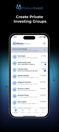 Social investing feed in MatesInvest